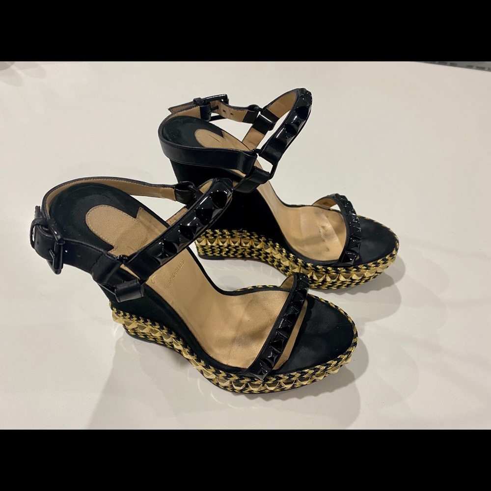Christian Louboutin Trendy Wedge with Studs